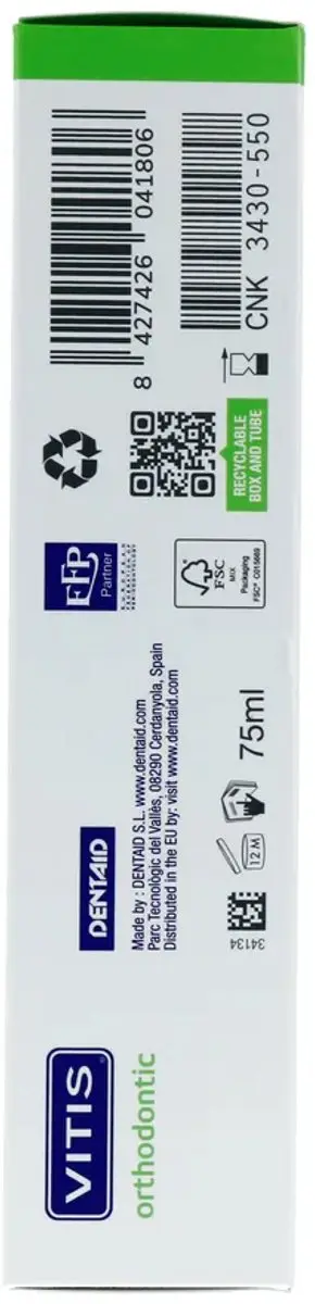 Vitis Orthodontic Tandpasta 75ml