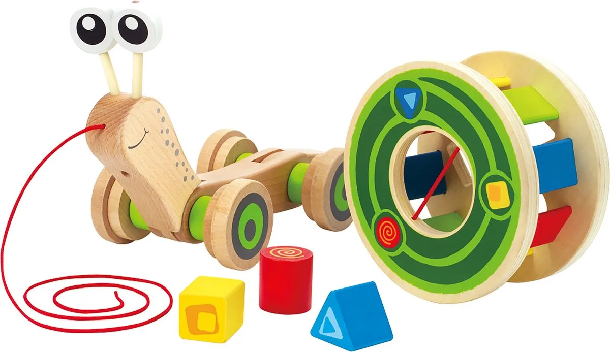 Hape Trek-en-speel Vormensorteerder Slak