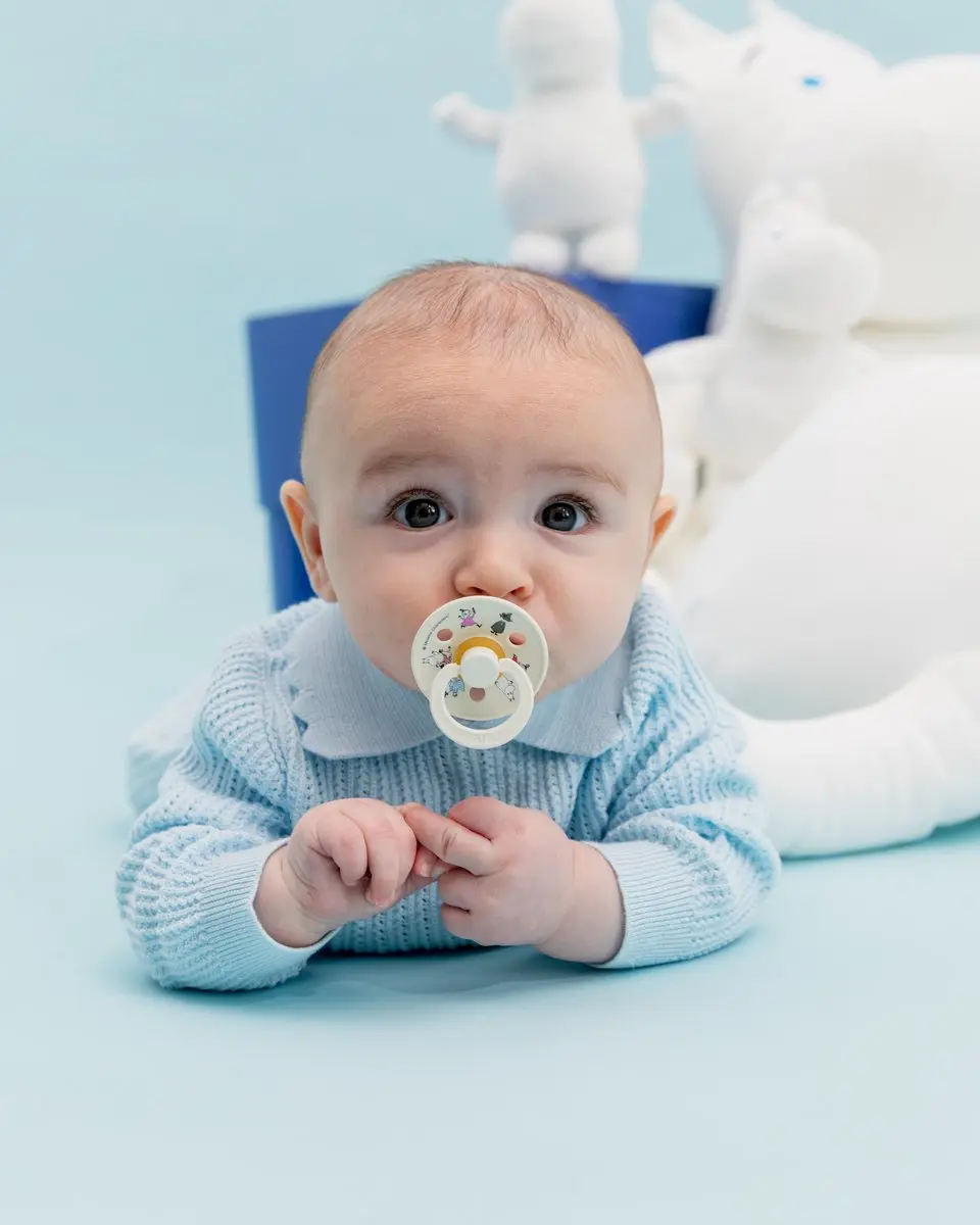 BIBS Colour Moomins Speen - 2 Stuks - Maat 1 (0-6m) - Baby Pink