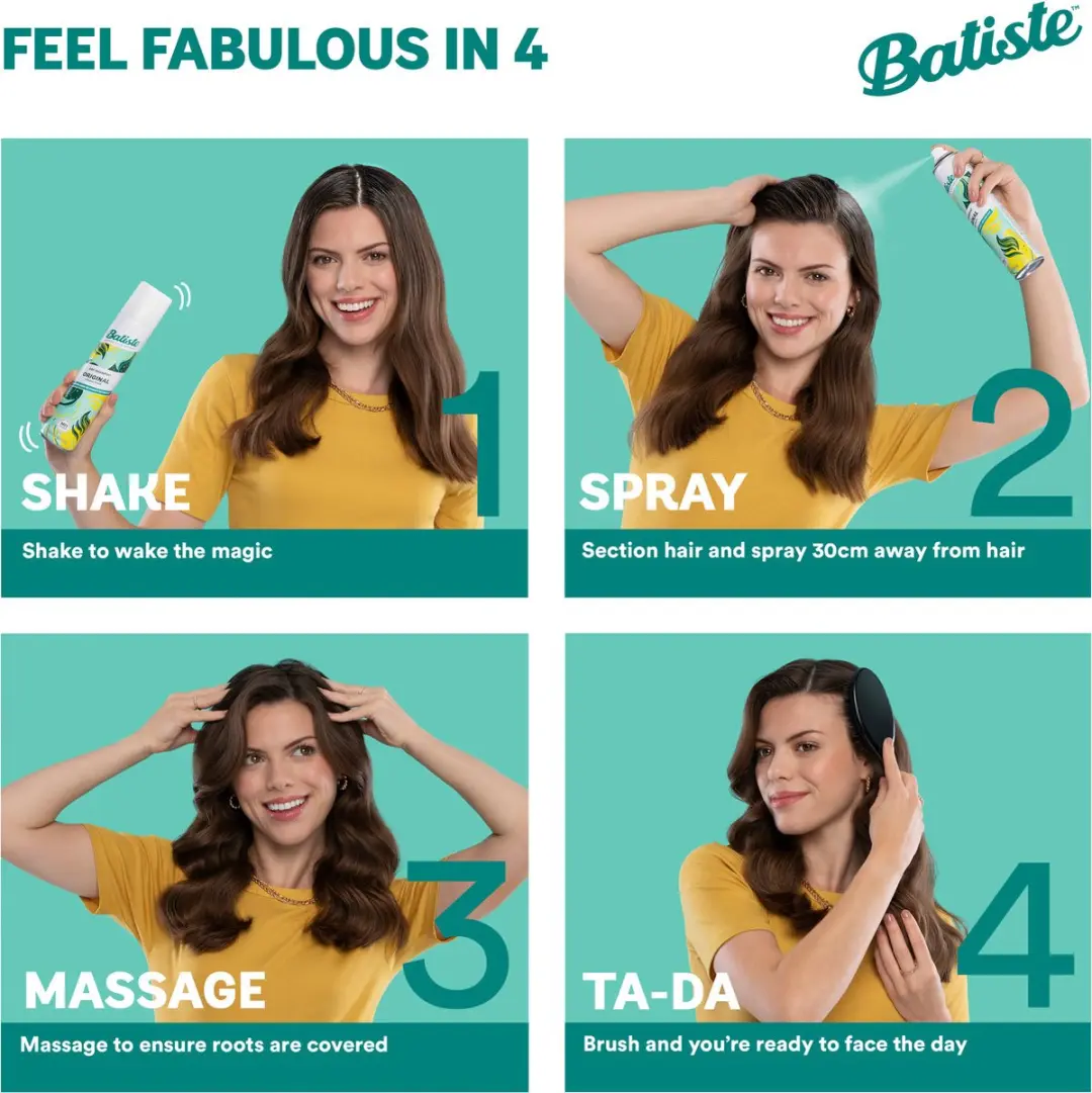 Batiste Dryshampoo Medium Brunette 200ml