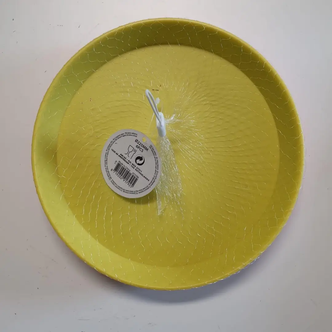 Excellent Houseware Plastic Borden 22,5cm