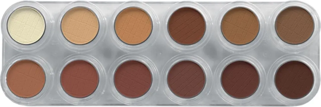 Grimas Eyeshadow Palette - 12 Kleuren - 24g