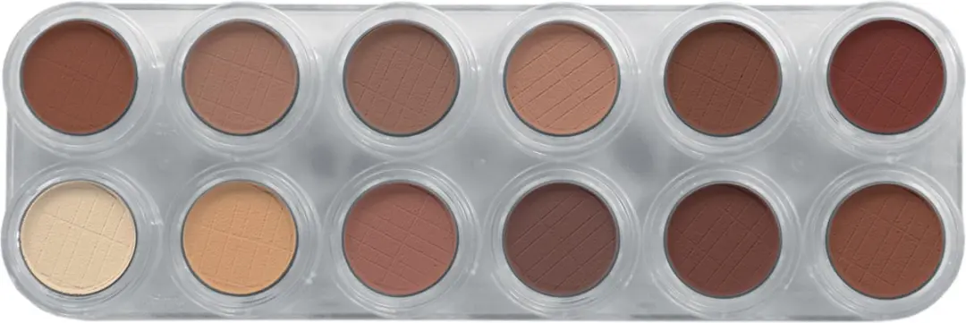 Grimas Eyeshadow Palette - 12 Kleuren - 24g