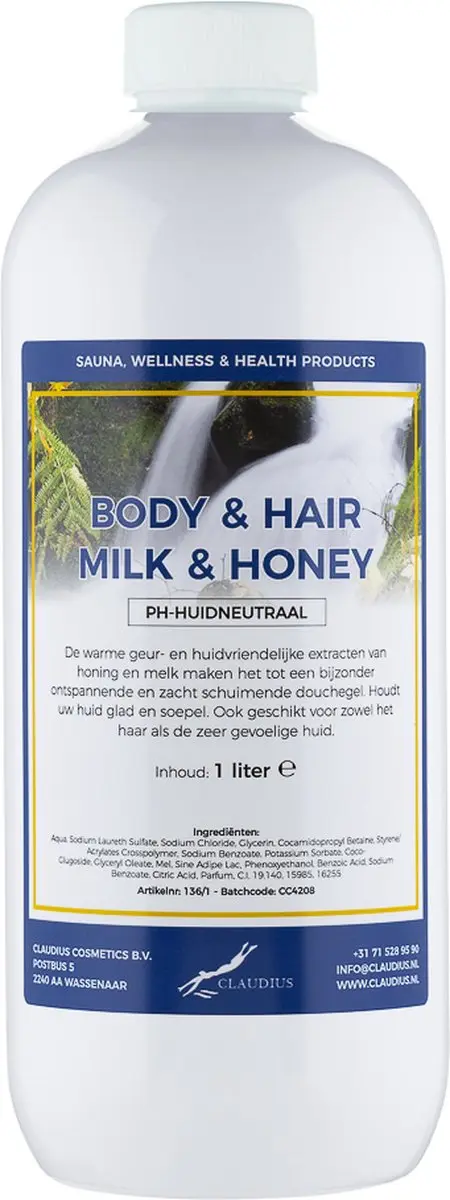 Splashbox Cosmetics Body & Hair Milk & Honey 1L