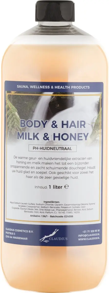 Splashbox Cosmetics Body & Hair Milk & Honey 1L
