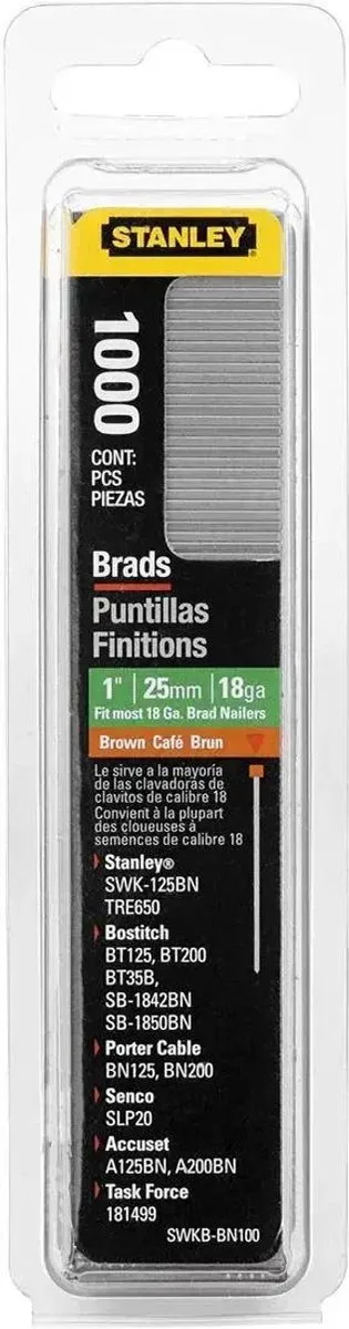 Stanley Nagels Type J 30mm - 1000 Stuks