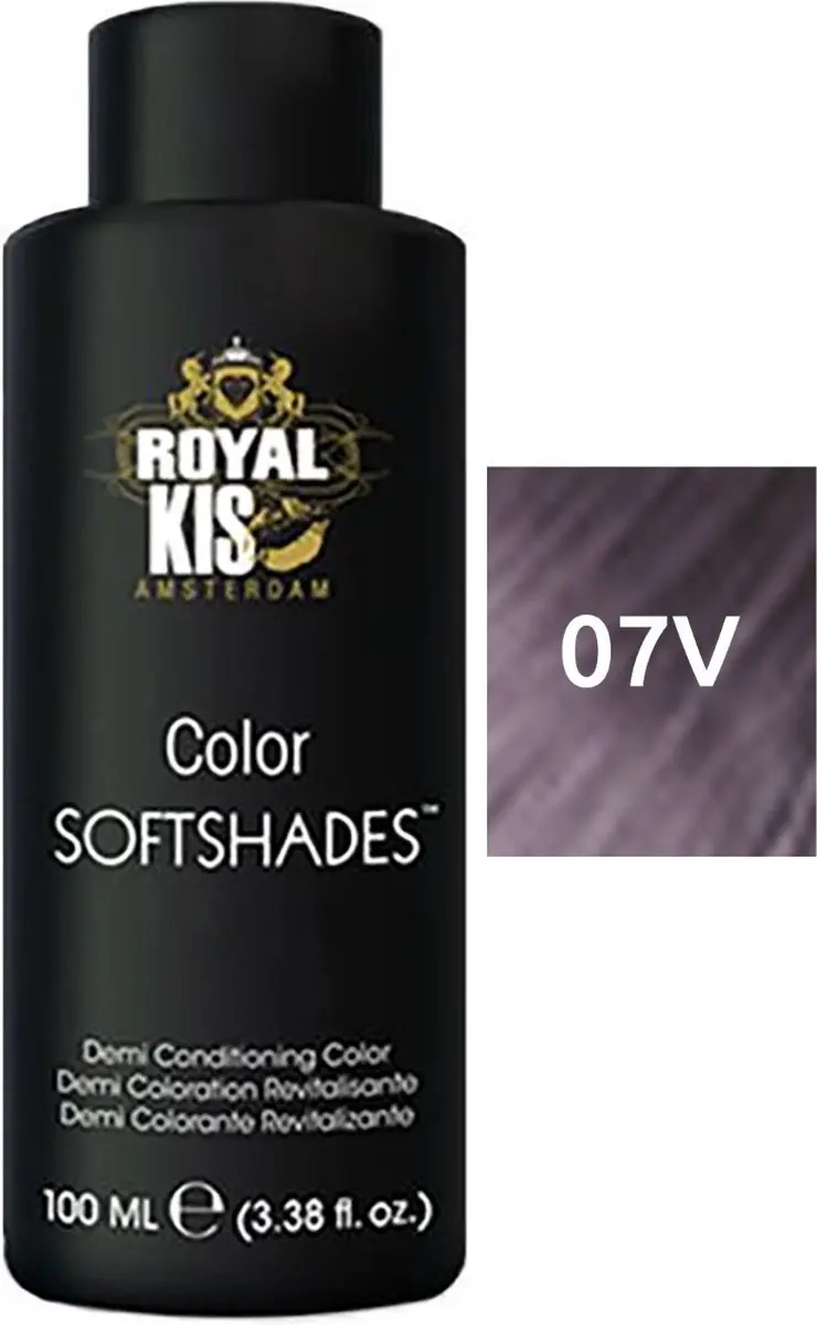 KIS Royal Softshades Kleurspoeling 150ml - 07V Middel violet
