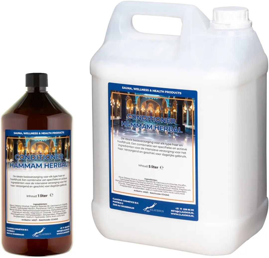 Splashbox Cosmetics Hammam Herbal Conditioner 1L - 5 Stuks
