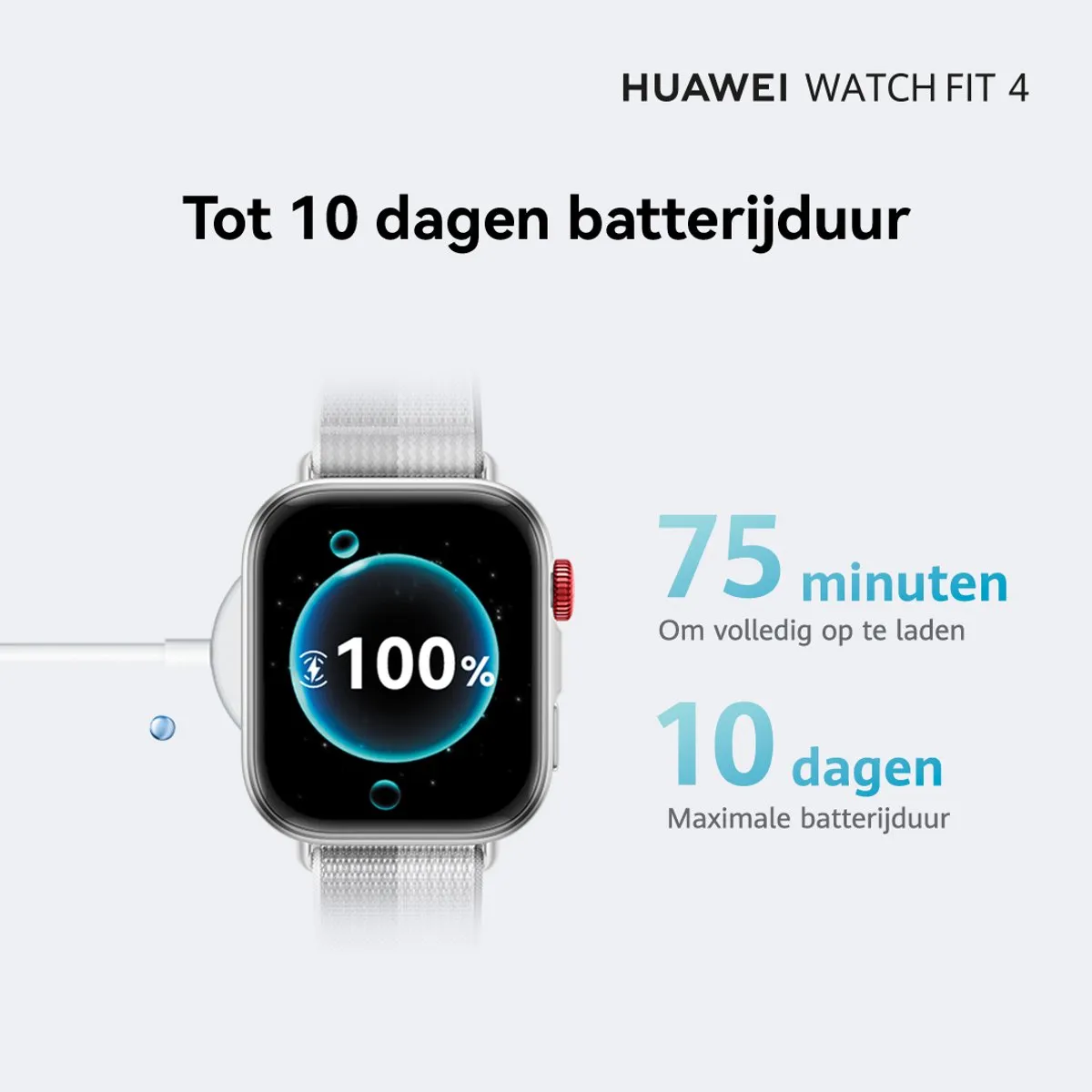 Huawei Watch Fit 4 - Grijs - afbeelding 6 van 6