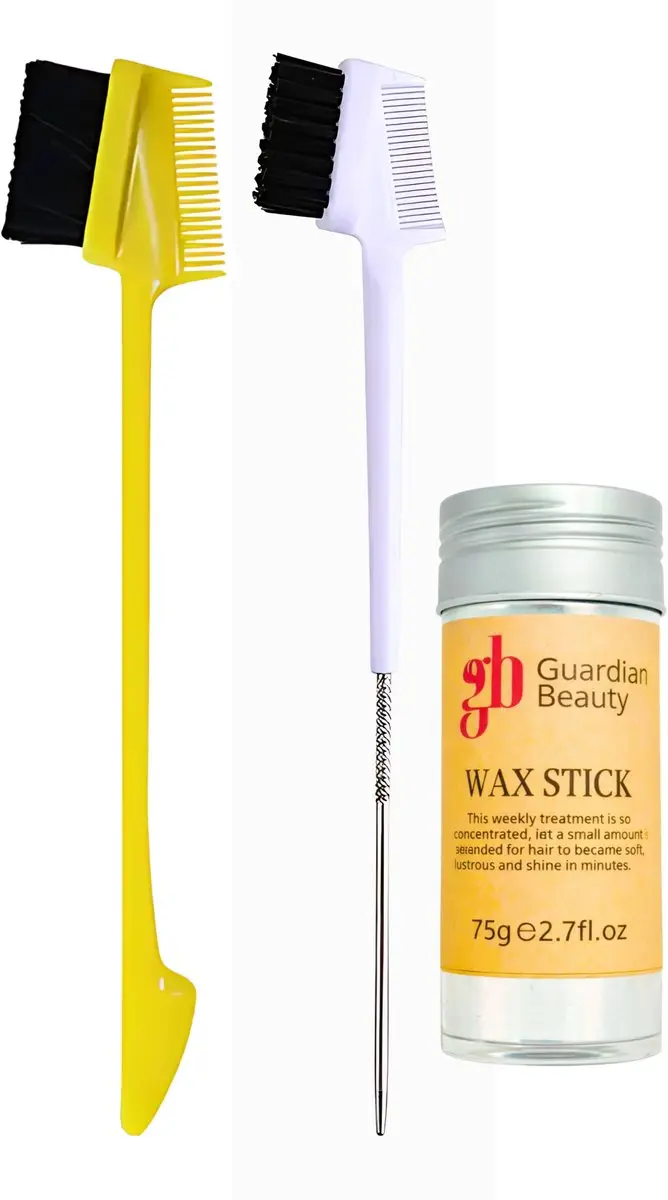 Guardian Beauty Edge Control Borstel & Kamset - 4 Stuks