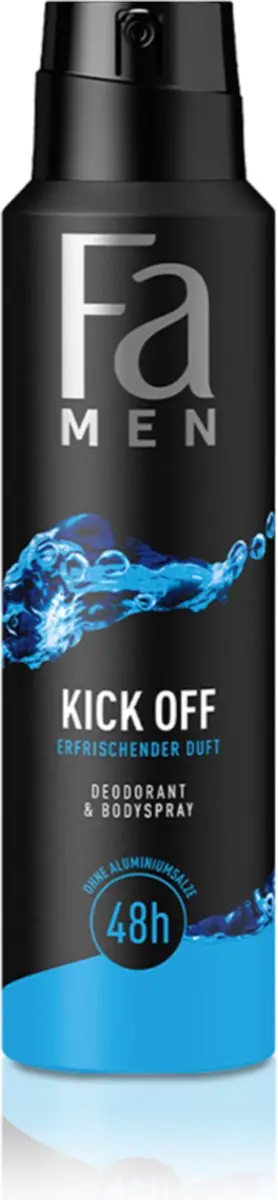Fa Men Kick-Off Deodorant Lichaamsspray 150ml - 48 uur