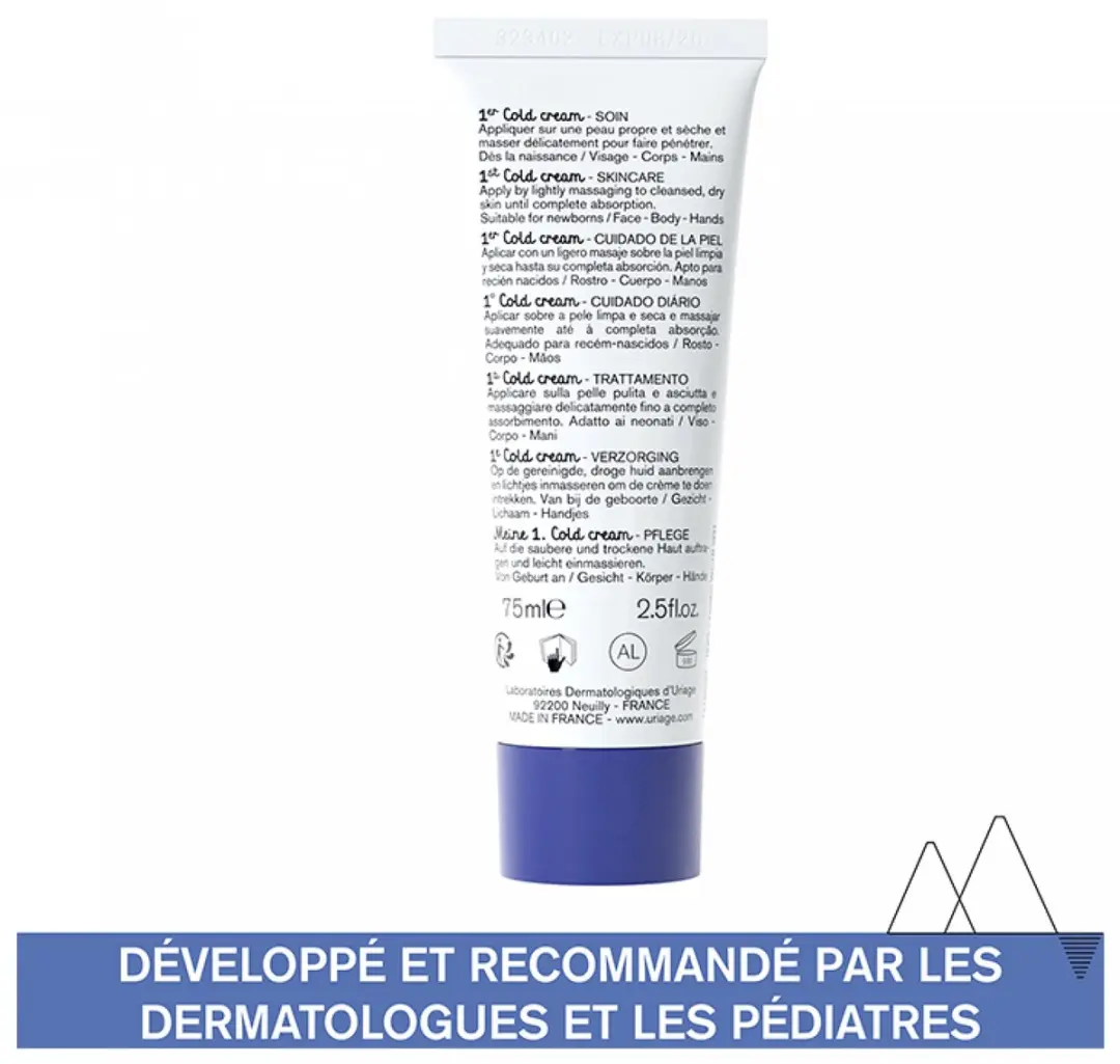 Uriage Bebe Cold Cream Reparerende Crème 75ml