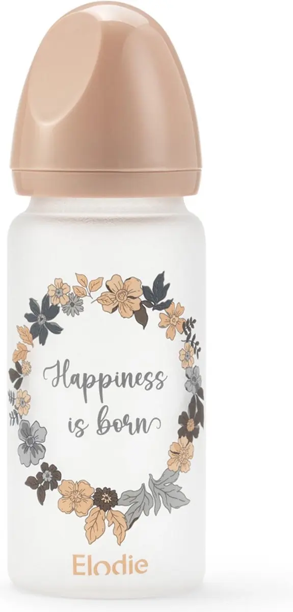 Elodie Glazen Babyfles 270ml - Blue Garden