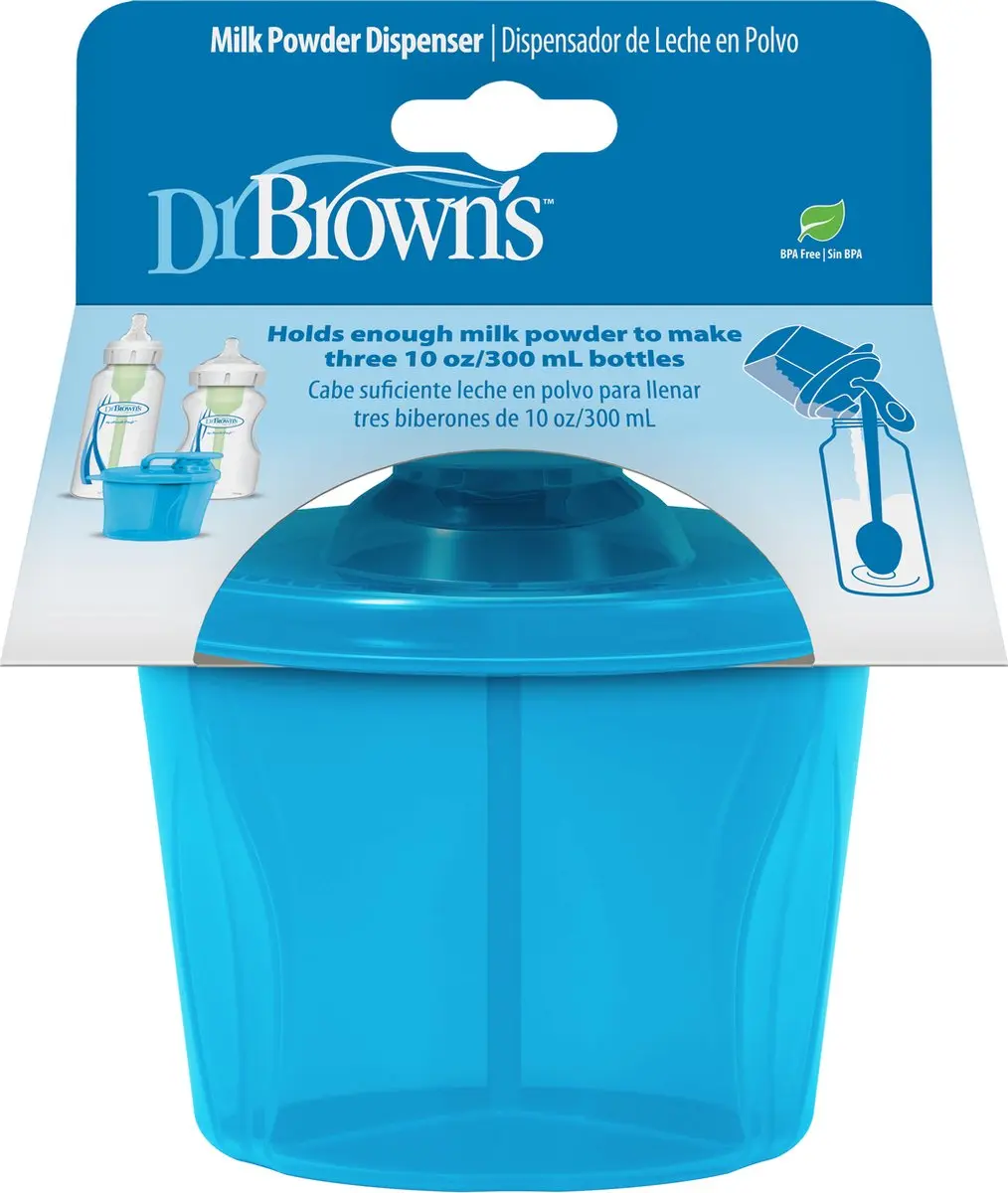 Dr. Brown's Melkpoeder Dispenser - Blauw