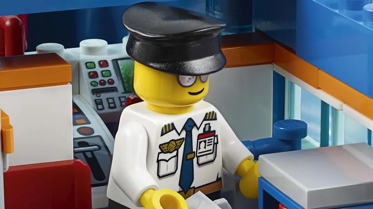 LEGO City Passagiersterminal 60104 - 694 Stukken