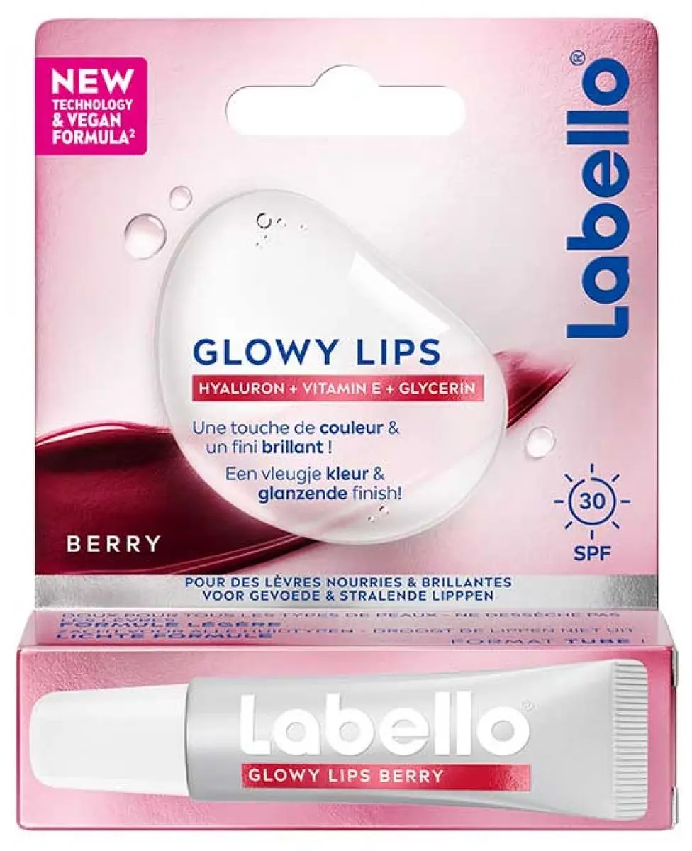 Labello Glowy Lips Berry Lippenbalsem 10ml