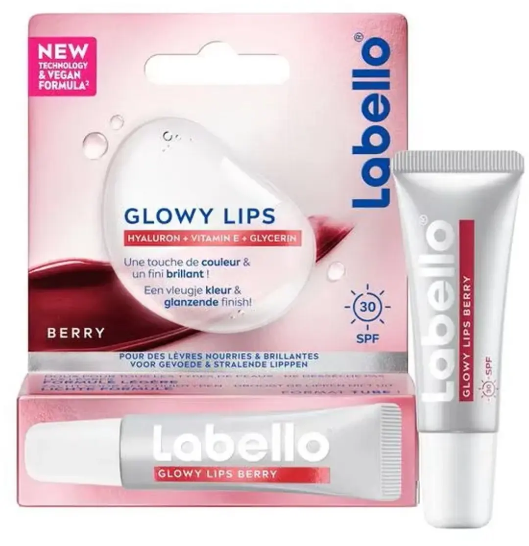 Labello Glowy Lips Berry Lippenbalsem 10ml