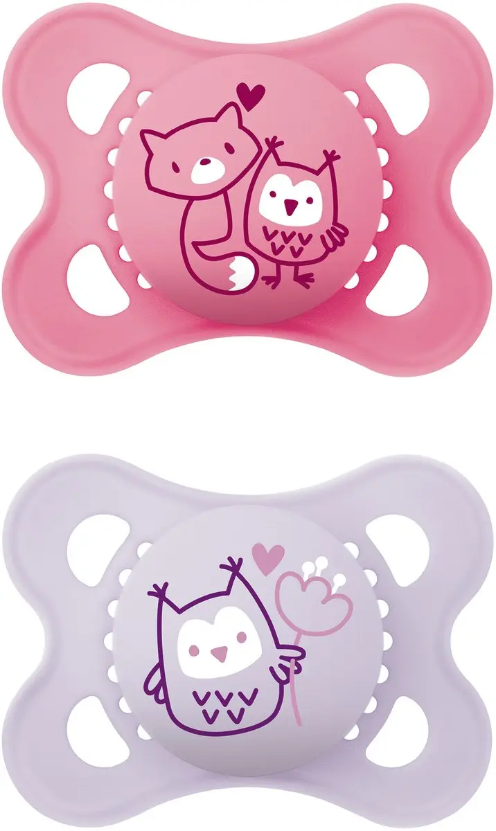 MAM Original Silikon Speen Extra Dun Mat Roze