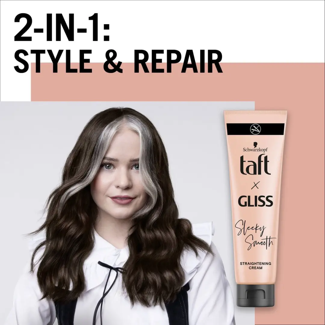 Taft Sleeky Smooth Straightening Cream 6x100ml