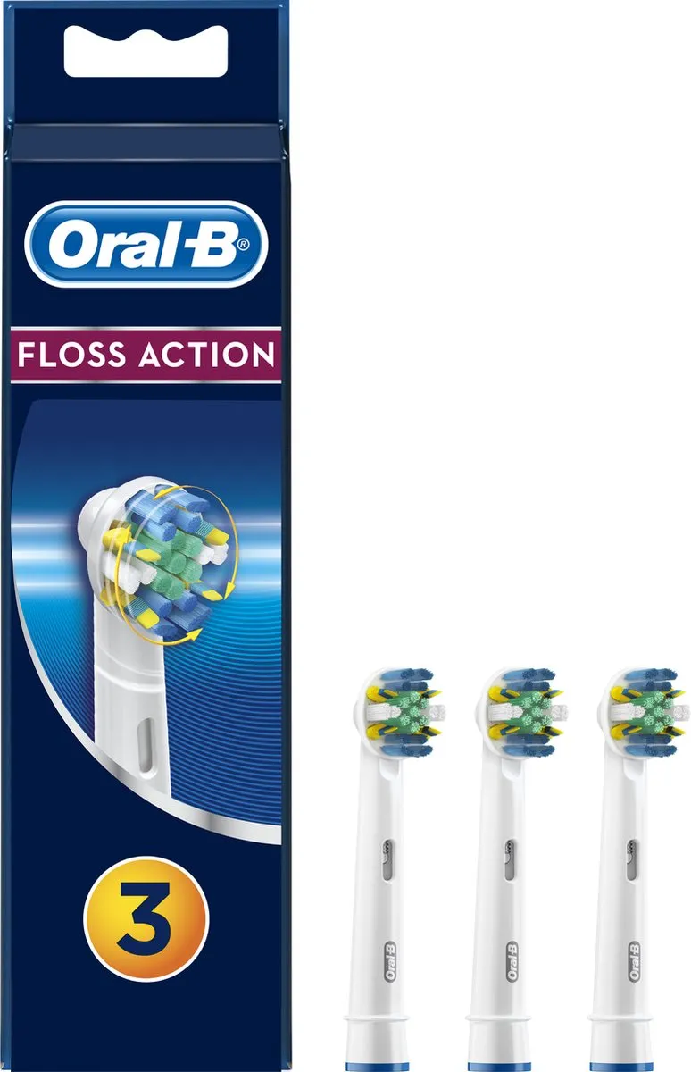 Oral-B Floss Action EB25 Opzetborstels - 3 Stuks