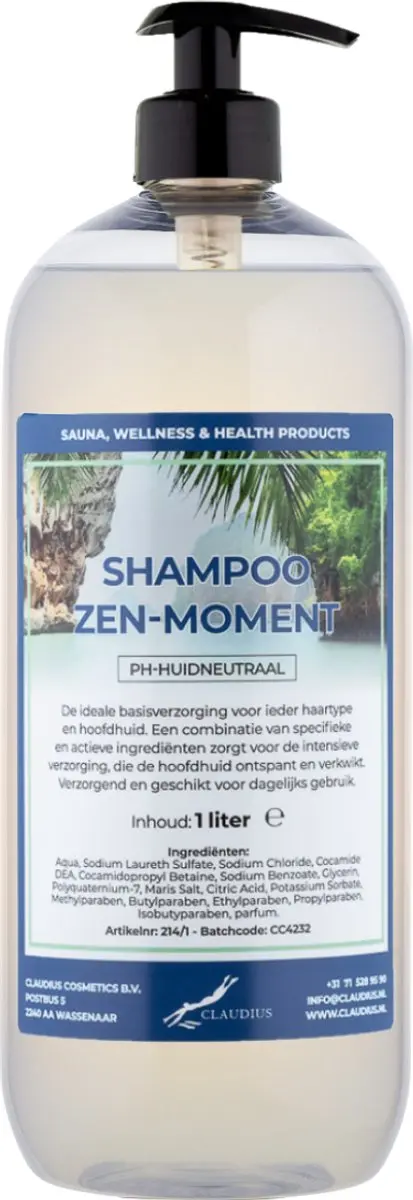 Splashbox Cosmetics Zen Moment Shampoo 1L