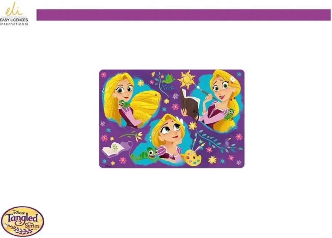 Disney Princess Tangled Placemat - 2 Stuks - Paars