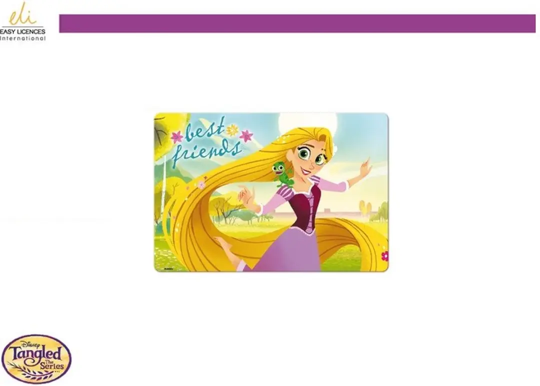 Disney Princess Tangled Placemat - 2 Stuks - Paars