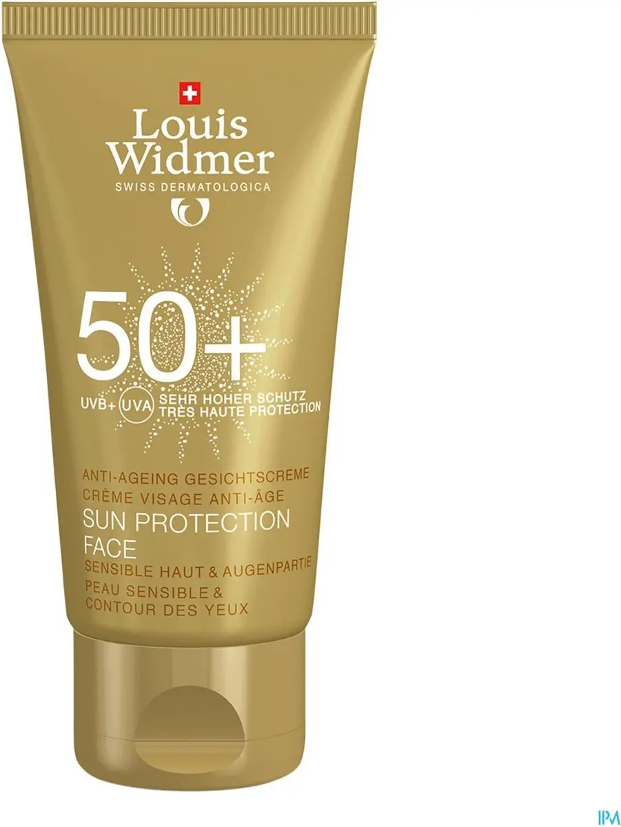 Louis Widmer Sun Protection Gezicht 50+ 50ml - Ongeparfumeerd