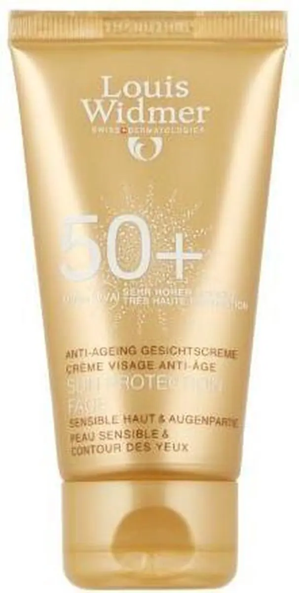 Louis Widmer Sun Protection Gezicht 50+ 50ml - Ongeparfumeerd