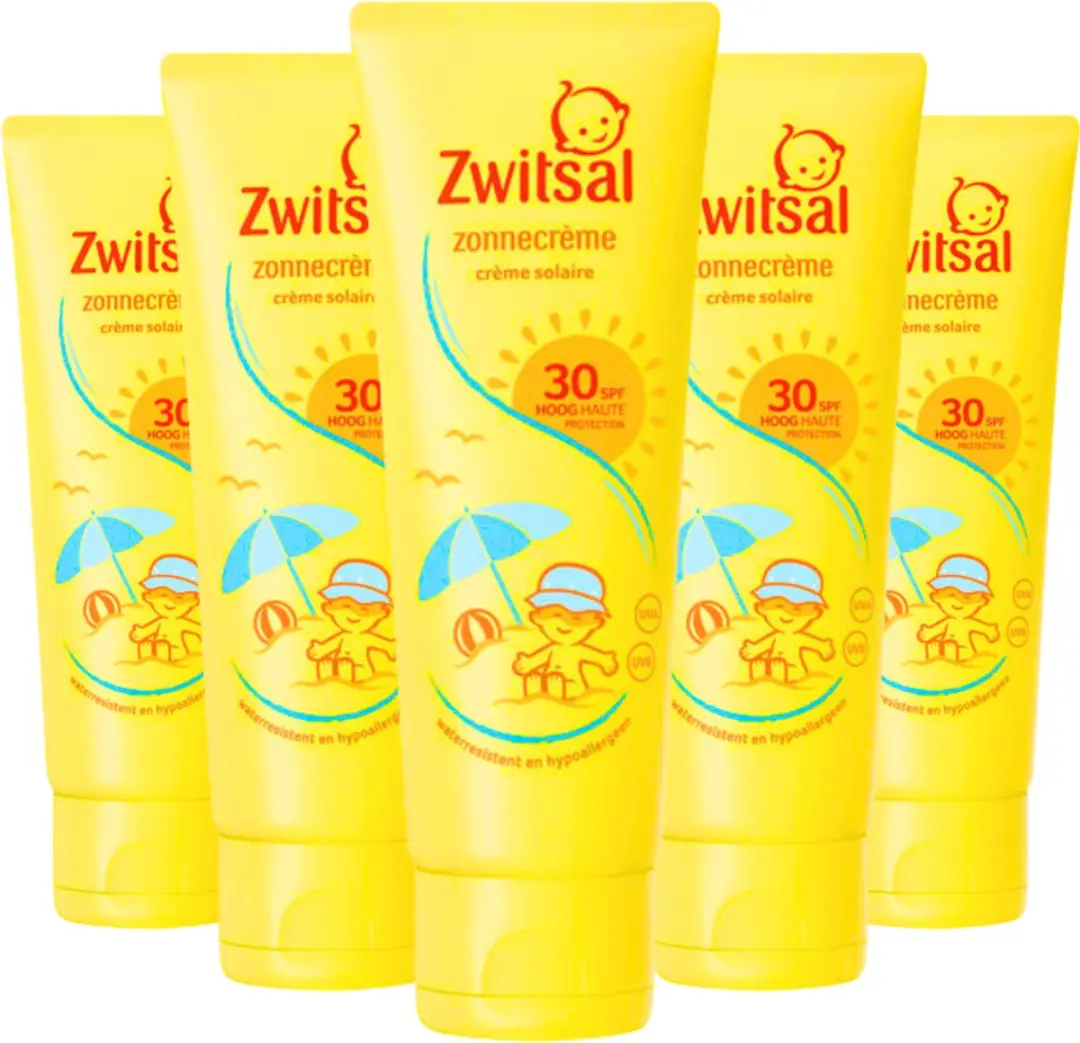 Zwitsal Kids Zonnecrème SPF30+ 5x75ml