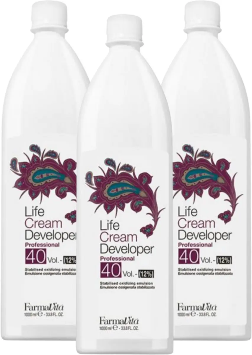 Farmavita Peroxide 12% Developer 3000ml - 3 Stuks