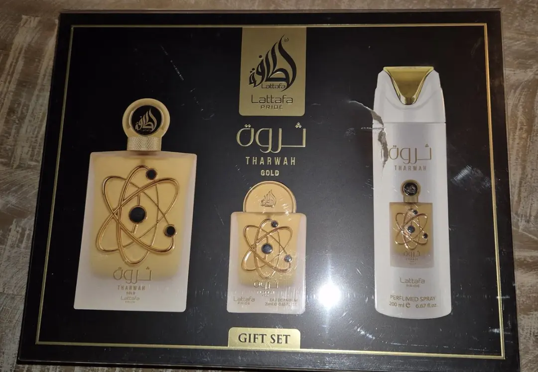 Lattafa Pride Tharwah Gold Eau de Parfum - 3x100ml