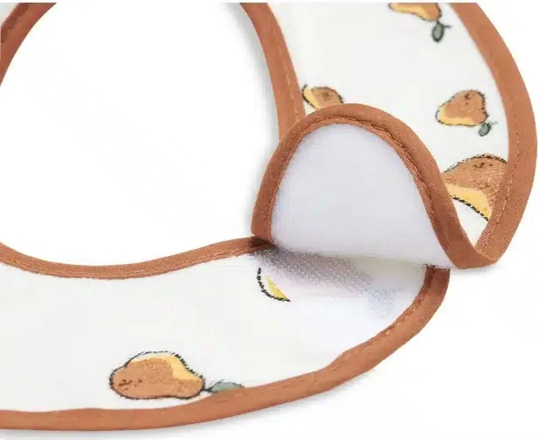 Jollein Slab Waterproof Pear Slabbetjes Baby - 2 Stuks 40cm - Multicolor