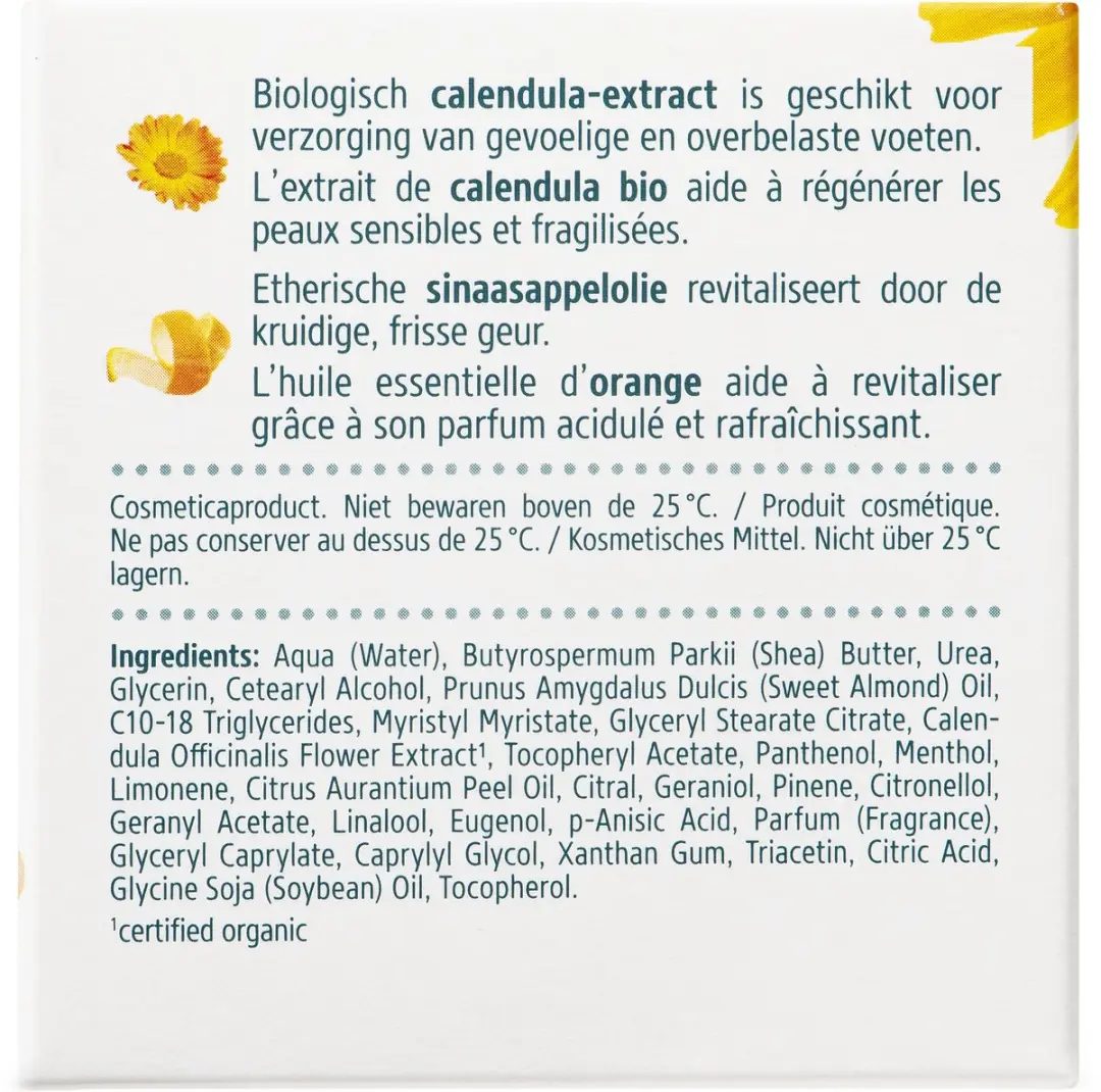 Kneipp Herstellende Voetcrème Calendula 100ml - Citrusgeur
