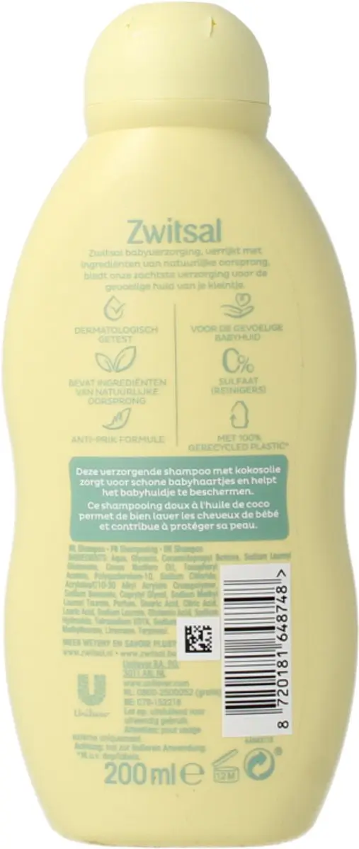 Zwitsal Baby Shampoo 200ml