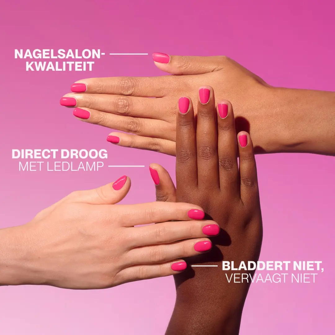 Pink Gellac Summer Club Starterspakket - Gel Nagellak 40ml & LED Nagellamp - 2 Kleuren