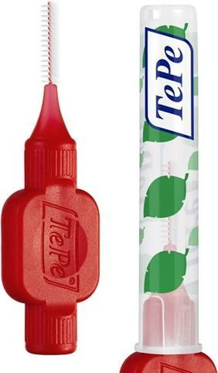 TePe Interdentale Ragers ISO 0,5mm - 6 Stuks - Rood