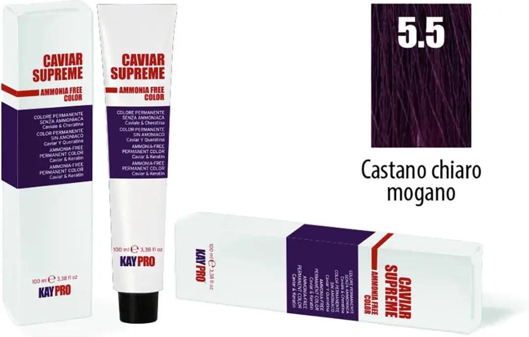 KayPro Caviar Supreme 5.5 Permanent Haarkleuring 100ml - Licht Bruin