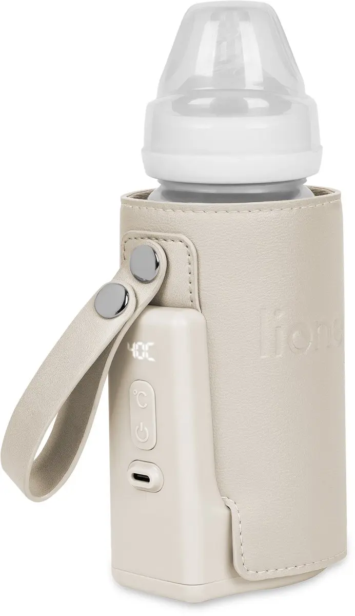 Lionelo Thermup Go Plus Flessenwarmer - 3000mAh Beige