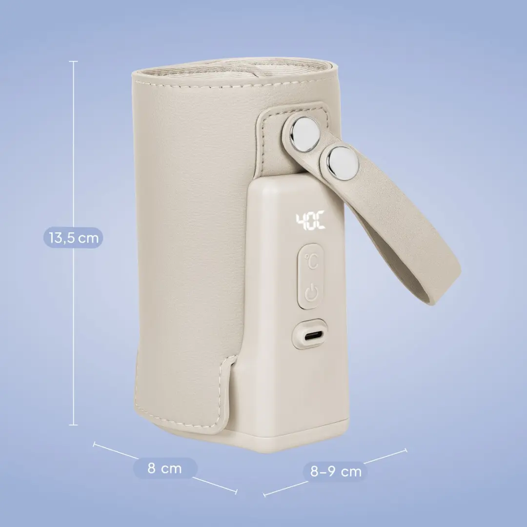 Lionelo Thermup Go Plus Flessenwarmer - 3000mAh Beige