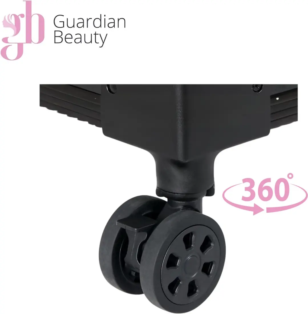 Guardian Beauty Kaptafel Roze - Draagbaar met LED-Spiegel