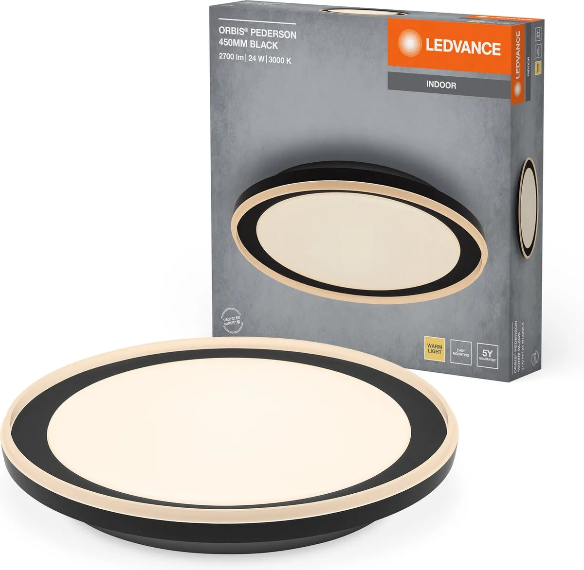 LEDVANCE Orbis Pederson LED Plafondlamp 24W