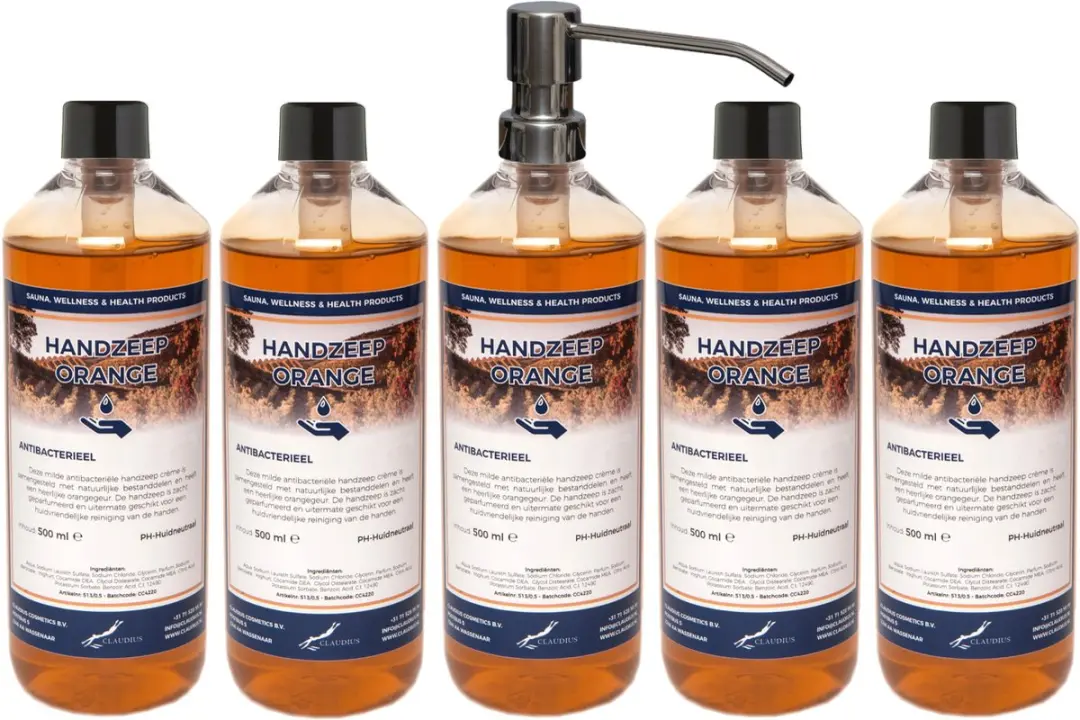 Splashbox Cosmetics Handzeep Orange 500ml