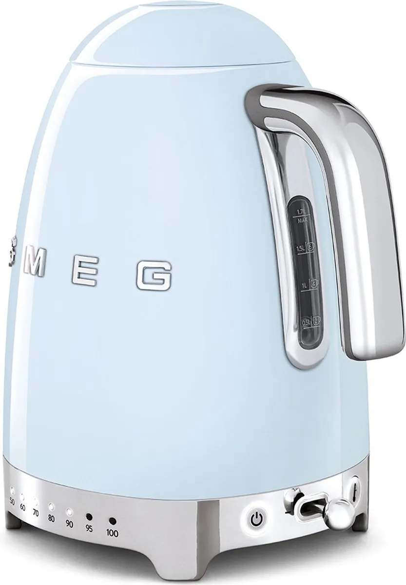 Smeg KLF04PBEU Waterkoker 1,7L - Pastelblauw - afbeelding 6 van 6