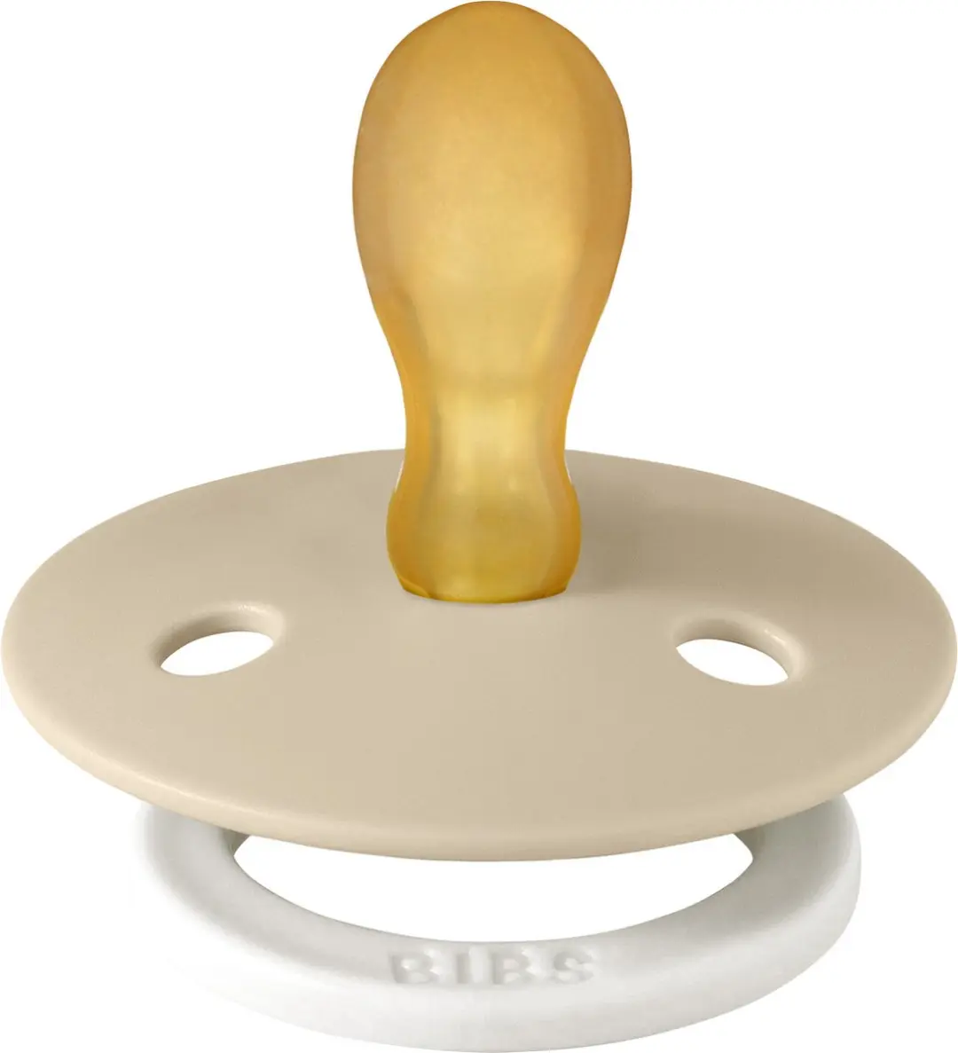 BIBS Glow in the Dark Fopspeen Maat 1 - Blush Glow/Vanilla Glow