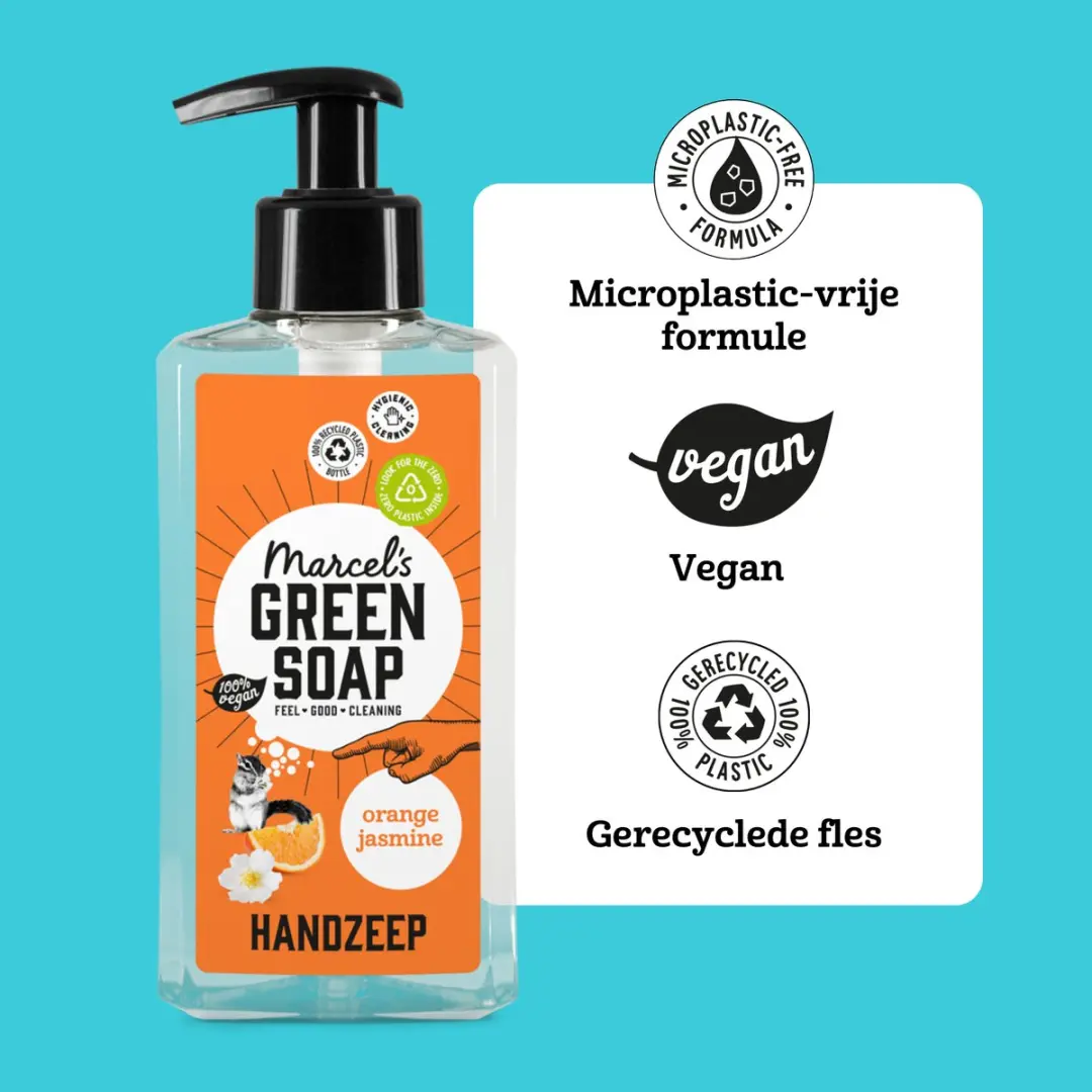 Marcel's Green Soap Handzeep Sinaasappel & Jasmijn - 6x250ml