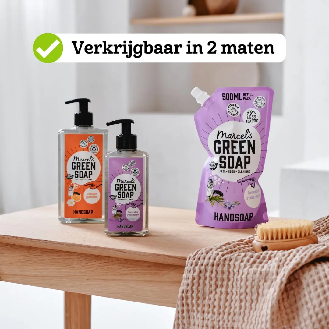 Marcel's Green Soap Handzeep Sinaasappel & Jasmijn - 6x250ml
