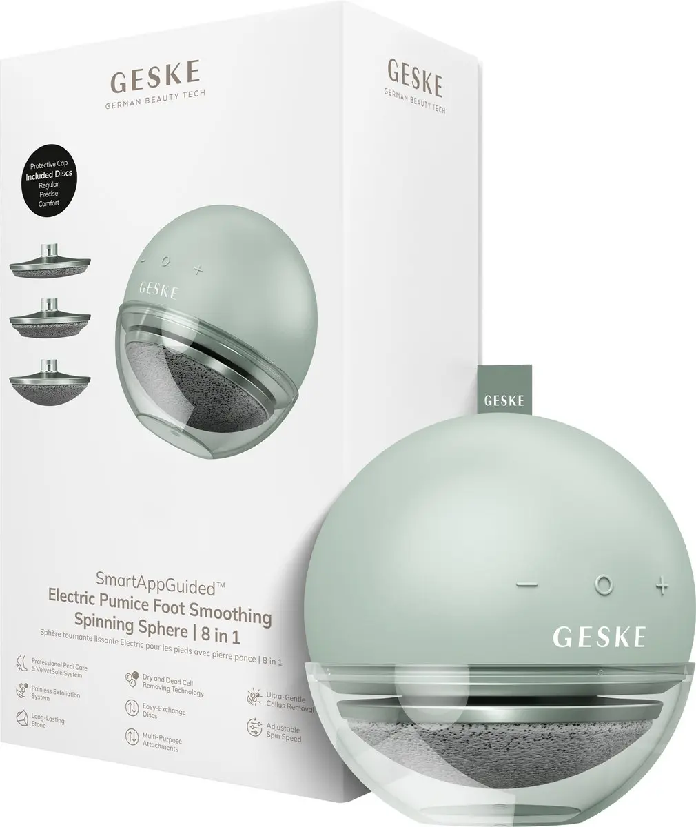 GESKE Elektrische Voetvijl 8-in-1 Starlight - 8 Stuks
