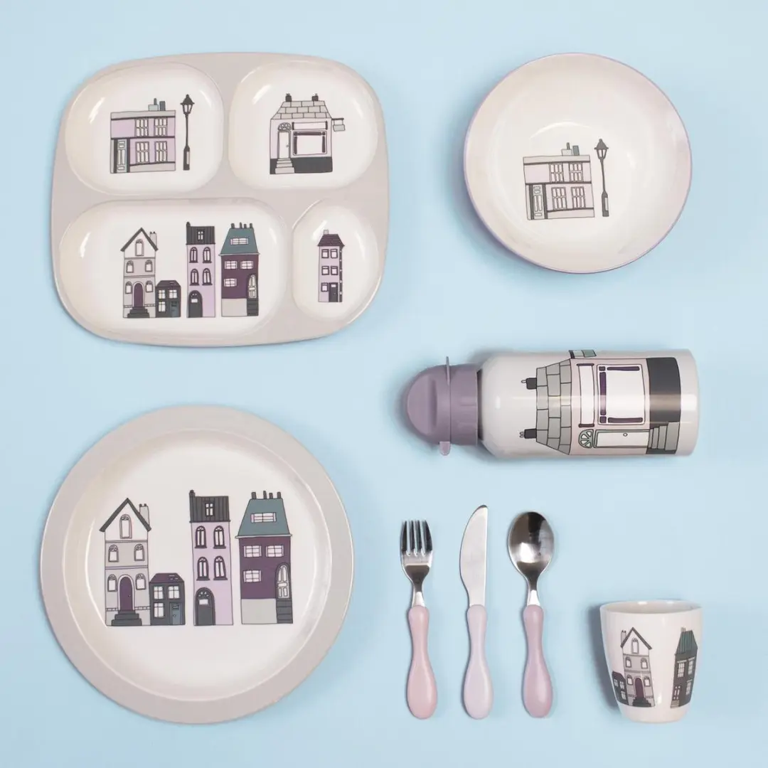 Sebra Kinderschaaltje Village Girl Melamine - Blauw
