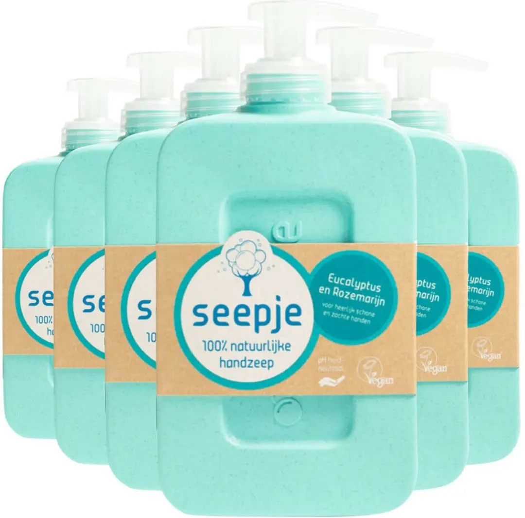 Seepje Handzeep Eucalyptus Rozemarijn 6x300ml